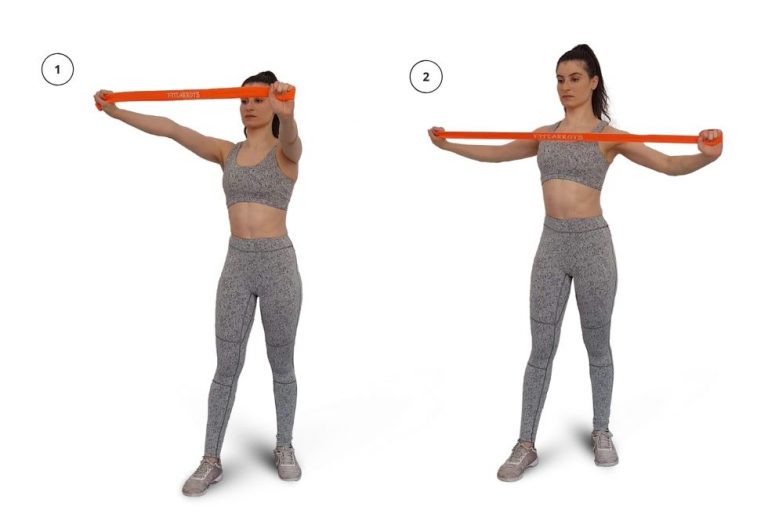 Upper Back - Reverse Fly with Long Resistance Band - FIT CARROTS ...